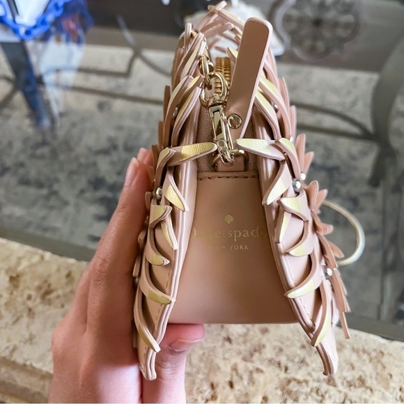 Kate Spade Bag Baja Bound Porcupine Hedgehog Leather Crossbody Multi GUC - Picture 5 of 10